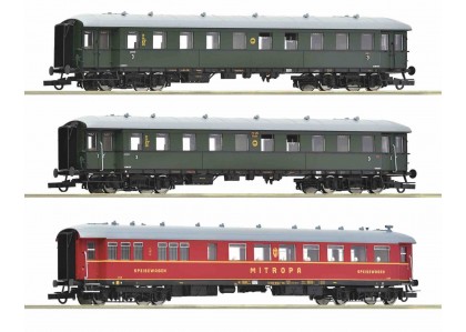 Set de 3 vagoane "Zwickauer Traditionszug“ DR - H0 Roco 6200057